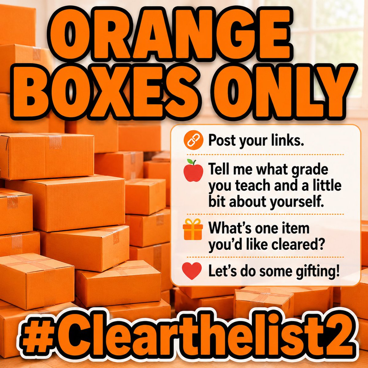ClearTheList – Helping Teachers Clear Their List tweet media