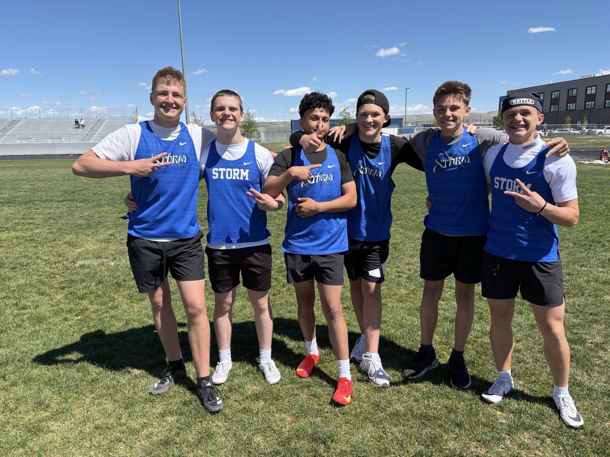 MasonGastelo's tweet photo. Track conference results! #1 100M, #1 200M, #1 4x100 &amp; #2 in long jump. Black Canyon took the 🏆 for all. 

State is next! May 23rd let’s go!! Thank you DJ, Oakley, Carter &amp; all of my Storm coaches for working with me all season. https://t.co/h3rvVe2Ve7