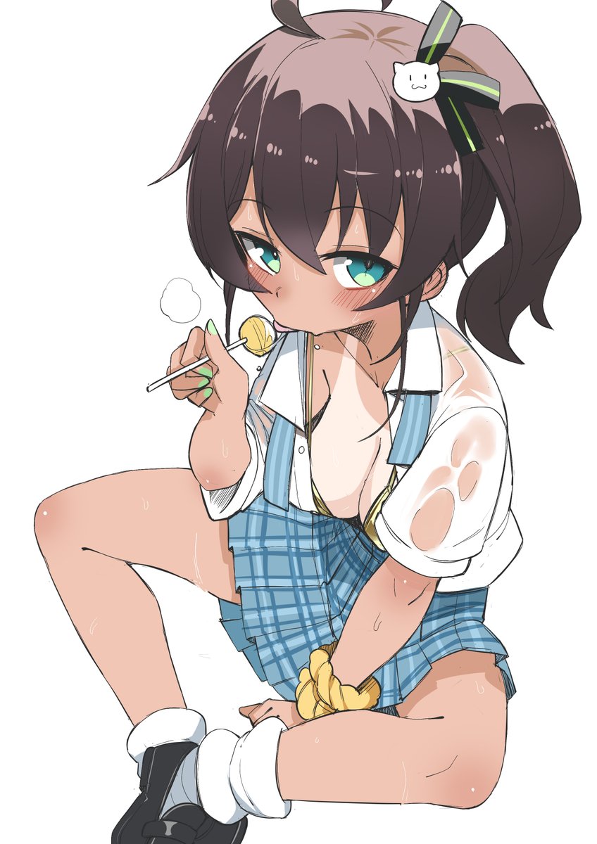 Dasketchci's tweet photo. 激カワ不良JK
ゴールデンウィークに金ビキニは欠かせないでしょ？

 #祭絵 https://t.co/K6BSoMfca5