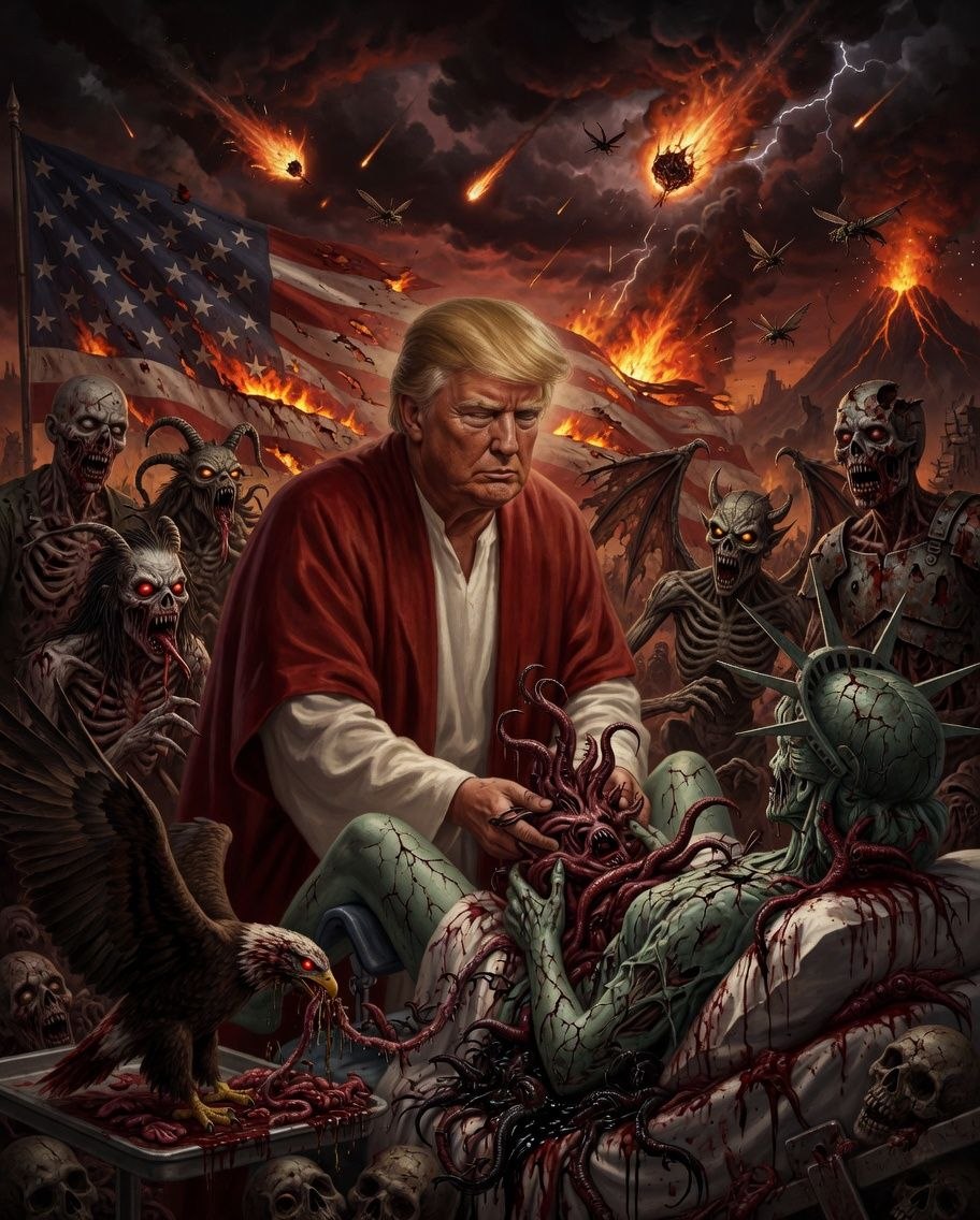 cryptoqbert's tweet photo. @ImBreckWorsham Dad was saying #EverythingHeTouches in the god damn 1990's
#86Trump
Now I'm saying #EverythingHeTouches
When will this demon finally leave us https://t.co/1d5k2JDQJo