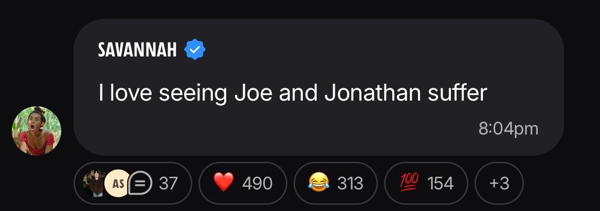 _FromTheIsland's tweet photo. Savannah in the chat LMAO 😭 https://t.co/Q2mgKK0vLV