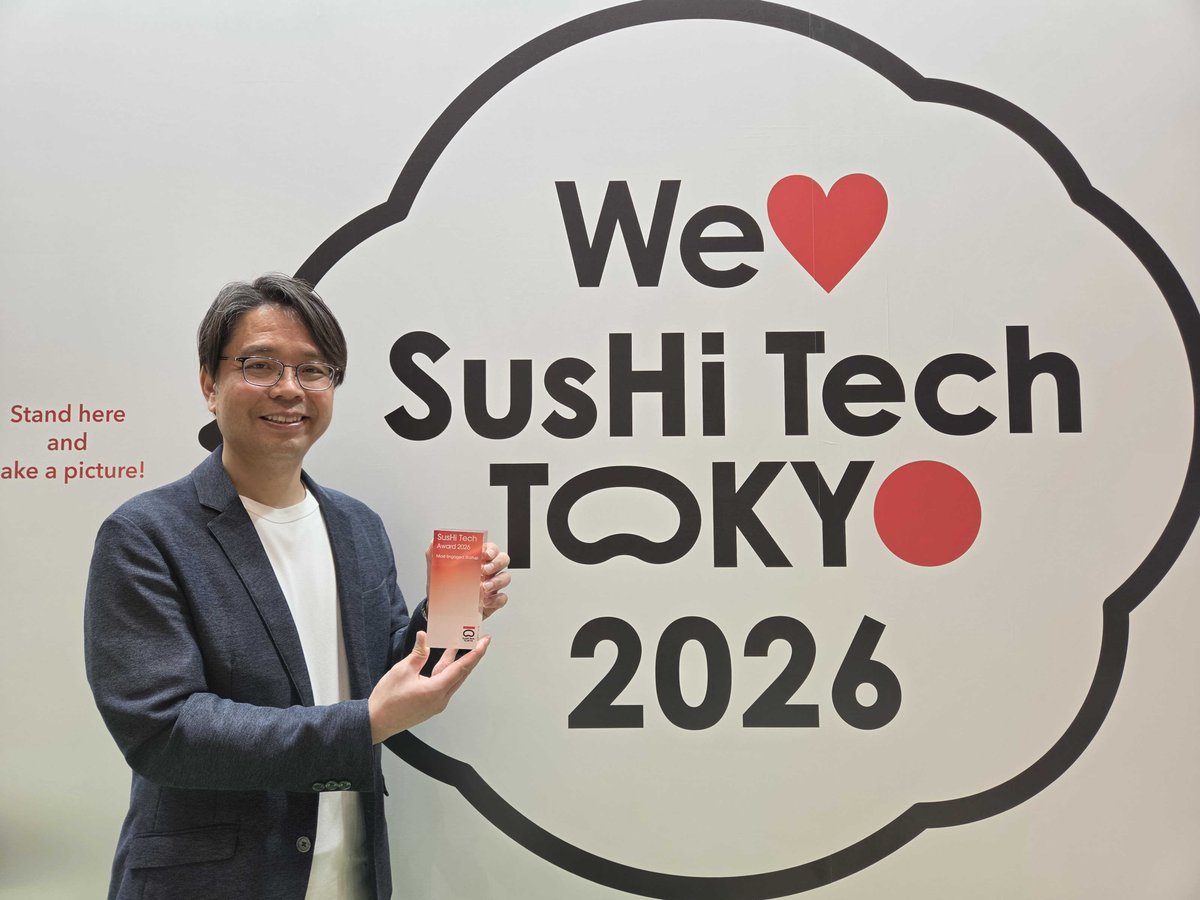 ＼✨プレスリリース配信✨／
Spectee、「SusHi Tech Tokyo 2026」にて「Most Engaged Startup」を受賞
〜出展約750社中、わずか5社のみに贈られる特別アワード〜
プレスリリース本文↓
prtimes.jp/main/html/rd/p…