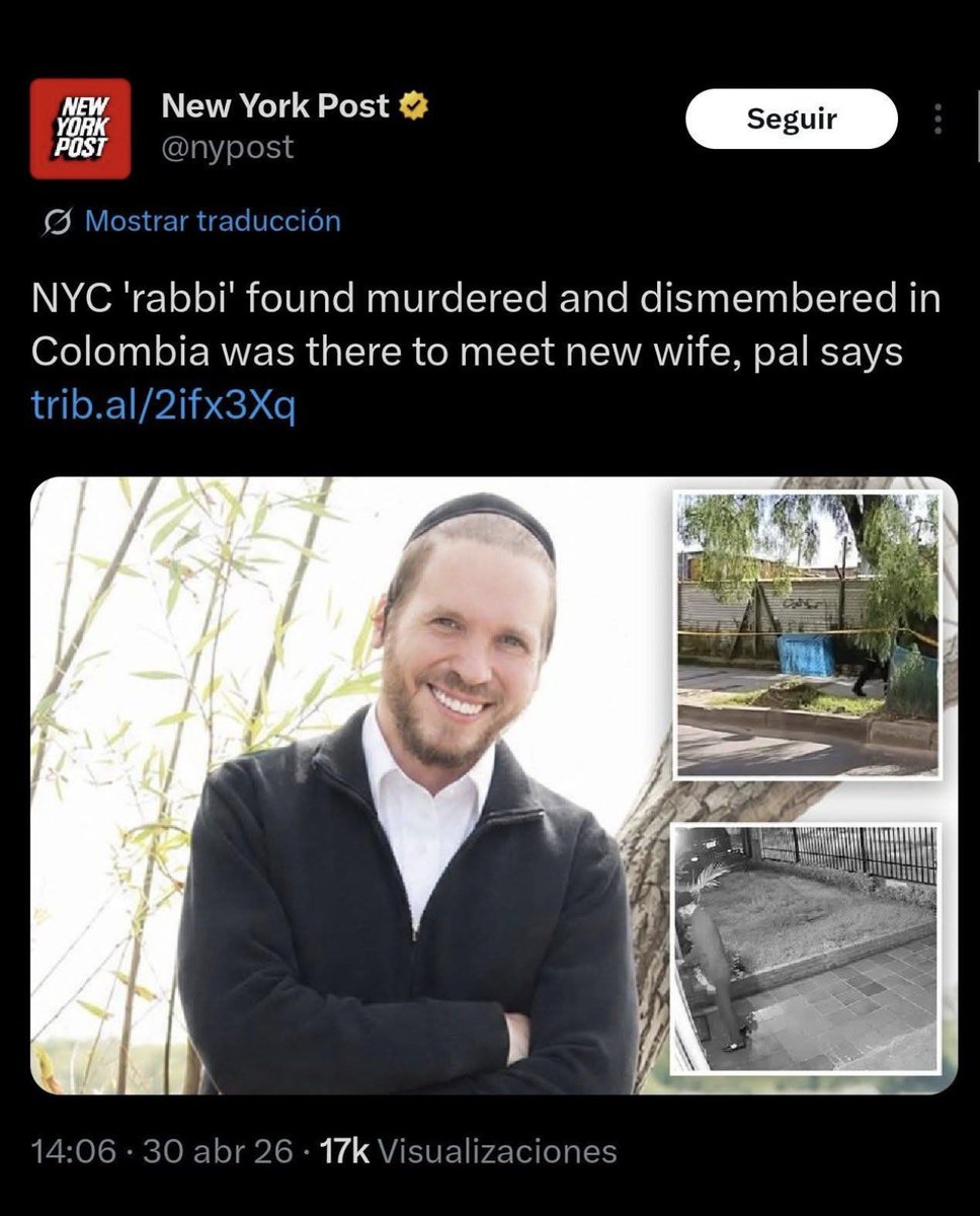 The “new wife” was reportedly a teenager. 
Very convenient for the New York Post to leave out this detail
