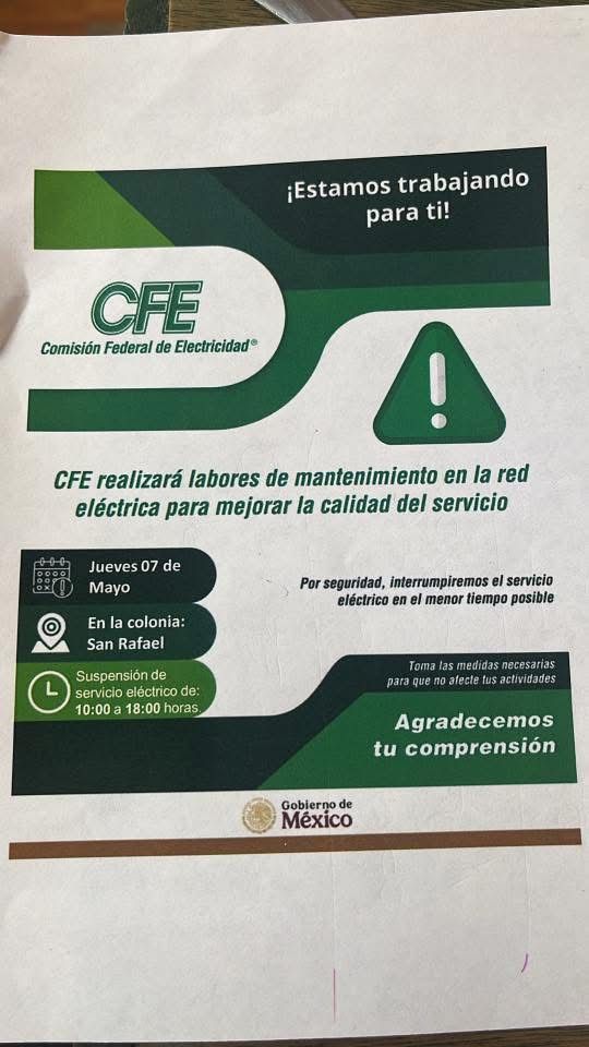 Pam28G's tweet photo. @CFE_Contigo me pueden compartir do esto es real? https://t.co/JnGg8DKBKM