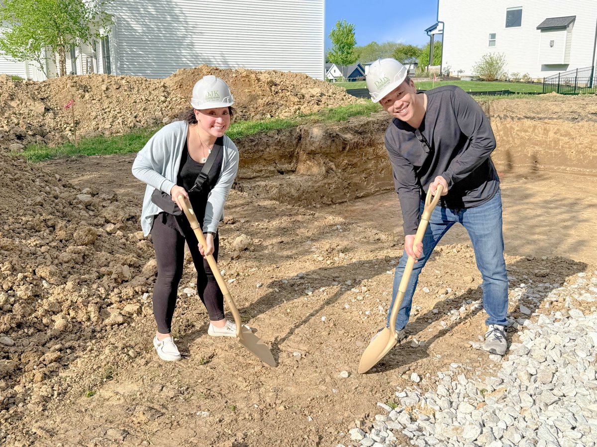 DJKCustomHomes's tweet photo. Congratulations to Wendy and Tracer as they begin the journey towards their new custom home! We’re excited to bring their vision to life and can’t wait to see this space filled with memories their family will cherish for years to come! https://t.co/mU41Y1egcN