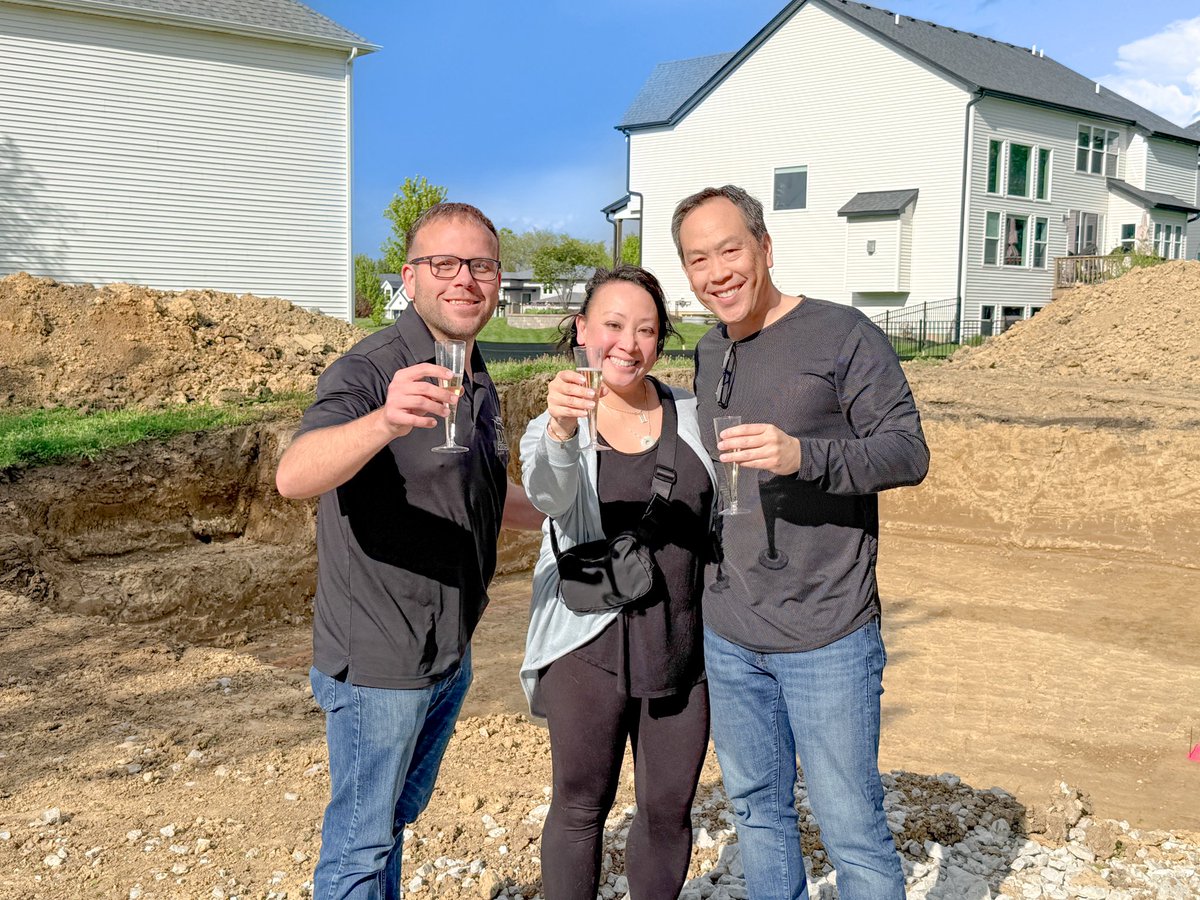 DJKCustomHomes's tweet photo. Congratulations to Wendy and Tracer as they begin the journey towards their new custom home! We’re excited to bring their vision to life and can’t wait to see this space filled with memories their family will cherish for years to come! https://t.co/mU41Y1egcN