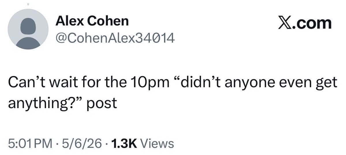 Alex Cohen tweet media