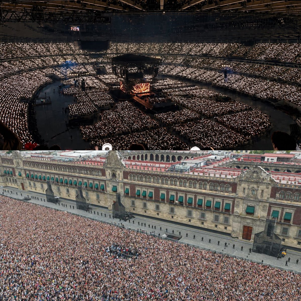 jungville's tweet photo. we prefer twice selling out their last three shows with 80k people each and bts casually pulling 50k people in mexico within a few hours while being on the verge of having the biggest kpop tour ever, but thanks though https://t.co/a0GtWRLVrr