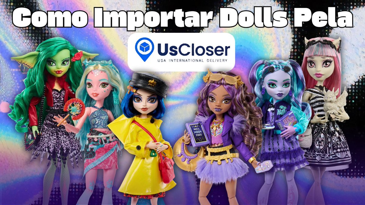 GENTE, finalmente saiu!! Fiz um tutorial completo ensinando como importar bonecas pela UsCloser (sem pagar absurdos e evitando dor de cabeça 😭)

Se você sempre quis importar mas não sabia por onde começar, esse tutorial é pra você!! 💖 #MonsterHigh #Bonecas