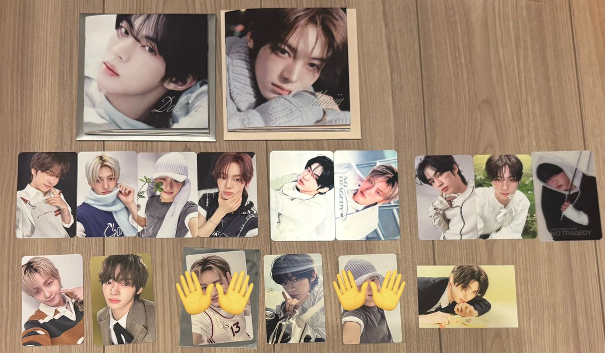 _zvsolifc's tweet photo. TWS 5th mini album NO TRAGEDY店舗 特典 ラキドロ トレカ HMV タワレコ　交換

譲 ドフン ヨンジェ ハンジン ジフン

求 全てギョンミン

お気軽にお声がけ下さい🩰 https://t.co/bvbCPYIDsl