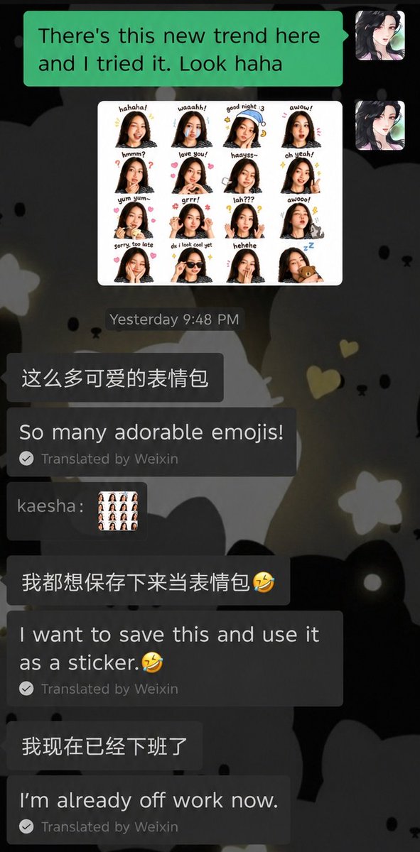 itzkyzh's tweet photo. HAHAHAHAHA masyadong natuwa sa sticker https://t.co/gimTXhcwQu