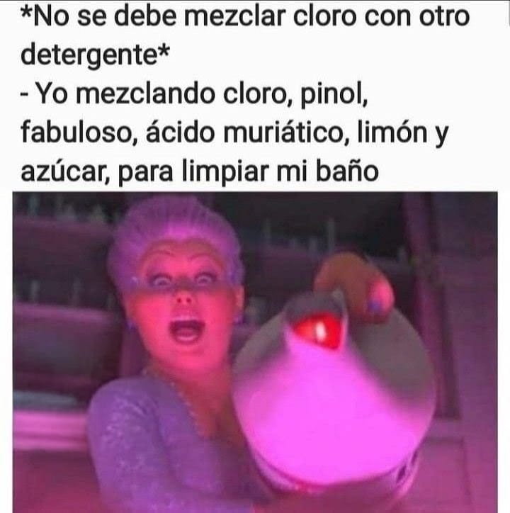 Faltó el vinagre y el bicarbonato.😆