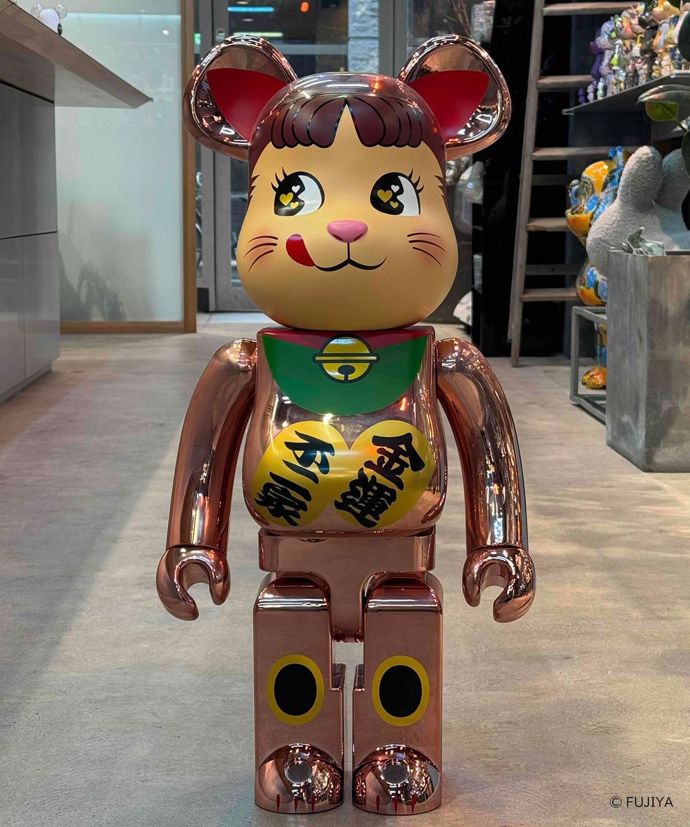Today's MEDICOM TOY TOKYO】 「BE@RBRICK 招き猫 ペコちゃん 金運