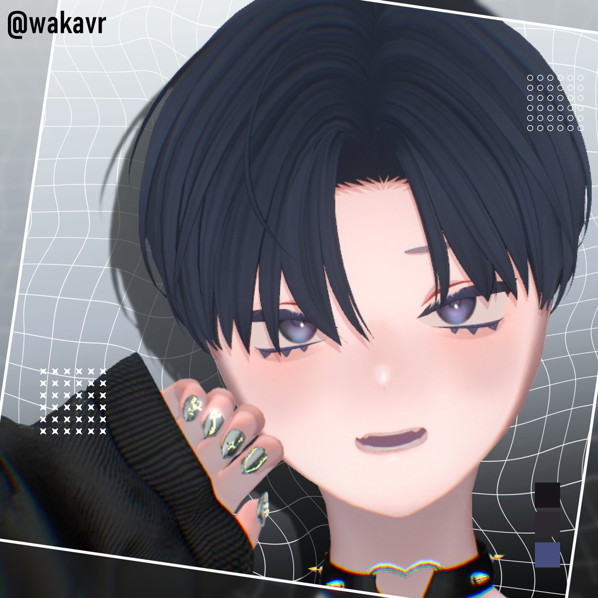 #maru4Studio 様のkuuta対応eye make textureのテスターをさせていただきました🙌🫶
上まつ毛下まつげがめちゃかわで最高だし、舌のテクスチャなどもあります！！現在RPキャンペーンもしているのでぜひぜひ🙌
#kuuta3D