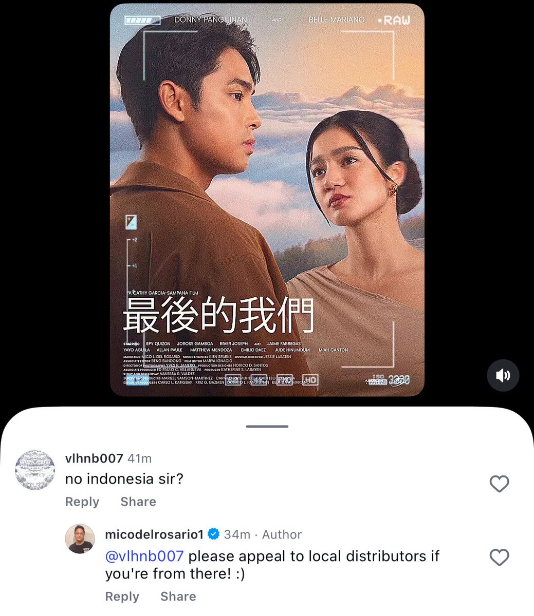 to all the indonesian fans who want #TayoSaWakas in indonesia cinemas, here’s what you have to do! 🇮🇩

and wait… are we really letting this film NOT screen there when cisco &amp; cheska edits have been using niki songs since the trailer dropped? 😭 no!! push your local distributors!