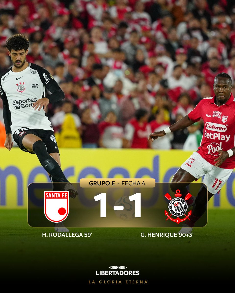 🚨 Se le escapó a Santa Fe ante Corinthians en el minuto 93...

⚠️ Solo 2 puntos en 4 partidos. Si Platense vence mañana a Peñarol, quedará eliminado de la Copa Libertadores.

¿Opiniones?