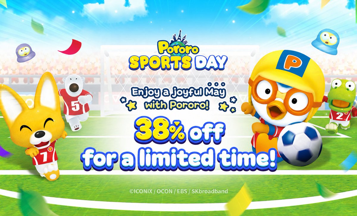 start_gravityJP's tweet photo. ポロロ大運動会 (Pororo Sports Day)
期間限定38%OFF！(4/30~5/12)

▶️Buy Now: https://t.co/Mwr8AhTOw2
1,600円 → 990円 !!

#pororogame #nintendogames #pororo #sale #nintendo #nintendoswitch #switchgames #koreagame #kidsgame #kidsgames
#ポロロ https://t.co/gd8v5qlHXK