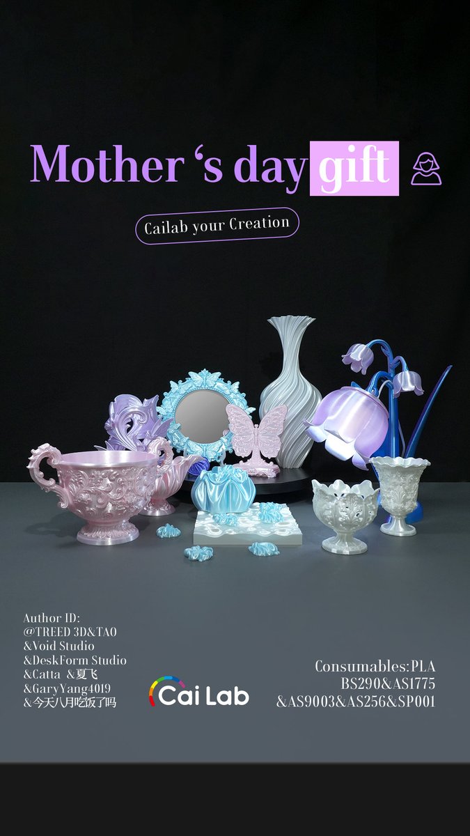 cailab3d's tweet photo. #cailab #mothersday #diy #3dprinting https://t.co/KR6hsMqM8Z