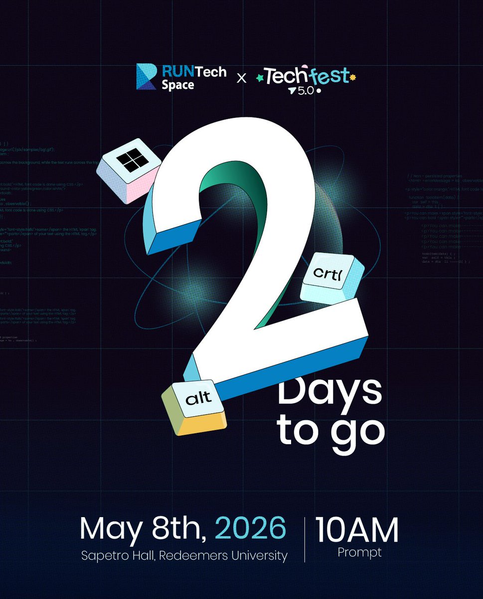 RUN TECH SPACE tweet media