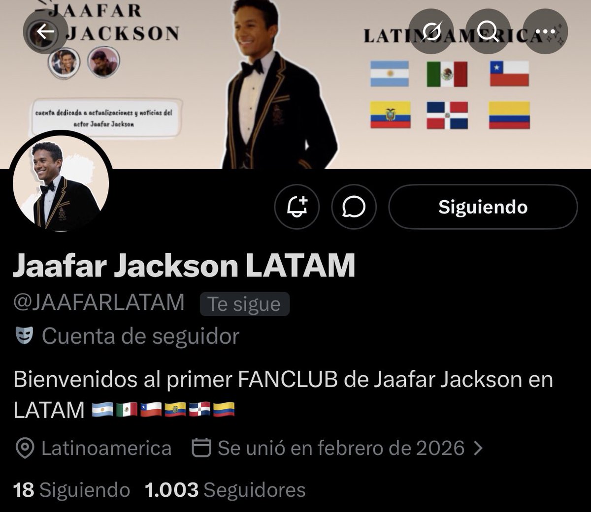 Jaafar Jackson LATAM tweet media