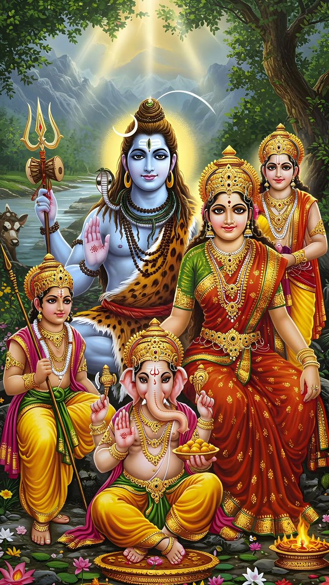 hindusim3's tweet photo. शिव परिवार दर्शन 🙏🏻🚩 https://t.co/OftTd5EUOU