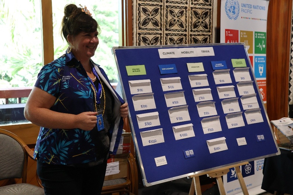IOMSouthPacific's tweet photo. IOM joined UN partners at the 2050 Regional Convening to highlight the PCCMHS programme and engage audiences through an interactive climate mobility trivia—sparking learning and regional dialogue.
#Act2050 #ClimateMobility #PacificRegion https://t.co/j3vPjZ15IM