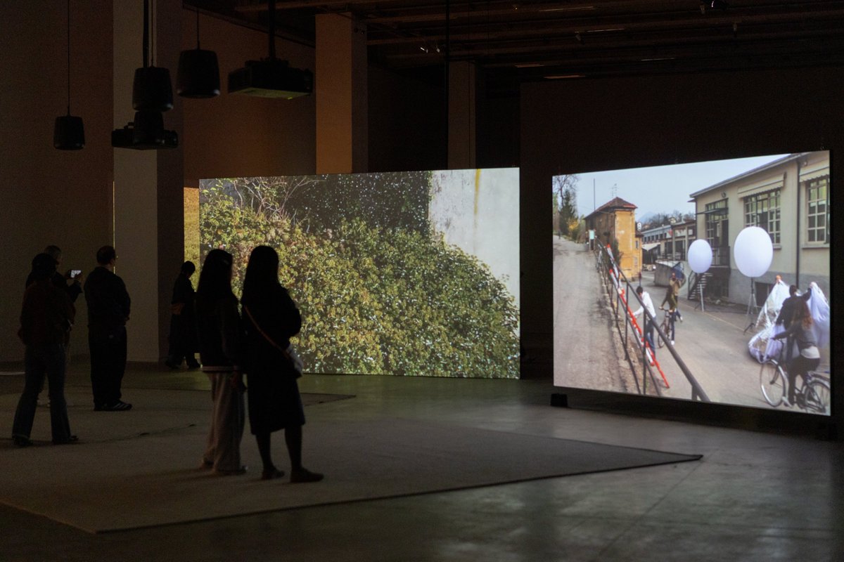 ItalyinShanghai's tweet photo. On April 30, the exhibition “Flatform. Concert for Films and Works” opened at the PSA Museum in Shanghai. The first solo exhibition by Flatform in China presents more than 20 years of interdisciplinary research. #diplomaziaculturale #Flatform #Shanghai https://t.co/8pEw8vXZnC