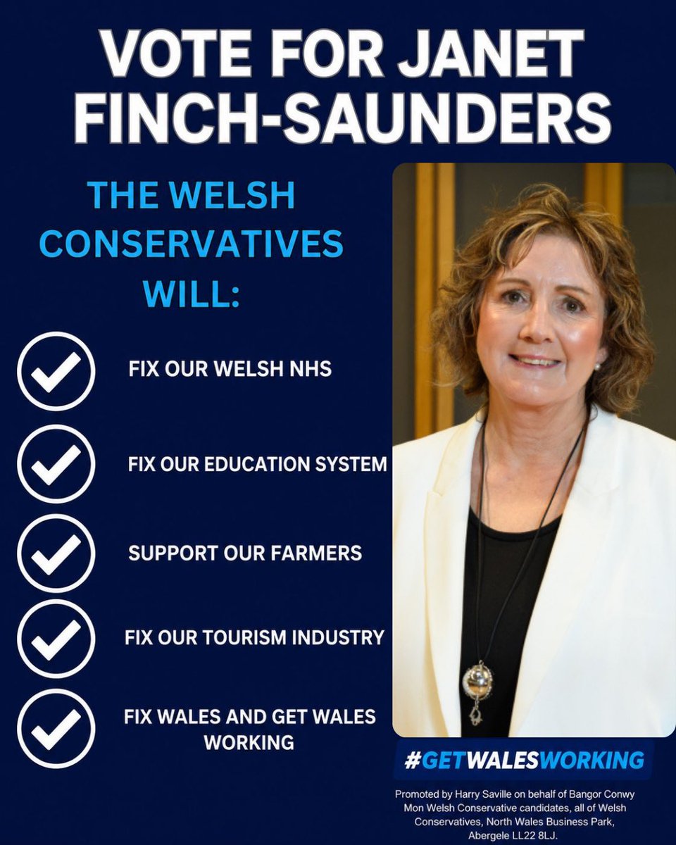 Janet Finch-Saunders MS/AS tweet media