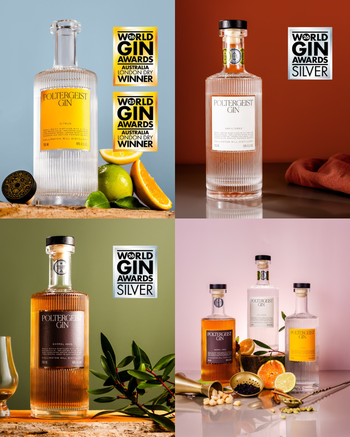 Callington_Mill's tweet photo. Back-to-back. Best Australian London Dry, 2025 &amp; 2026.

We're honoured to announce that Poltergeist Citrus Gin has been recognised at the 2026 World Gin Awards with three medals across the collection.

#Poltergeistgin #gin #tasmaniangin #spirits #worldginawards #australianspirits https://t.co/KxQL0ZZtu9