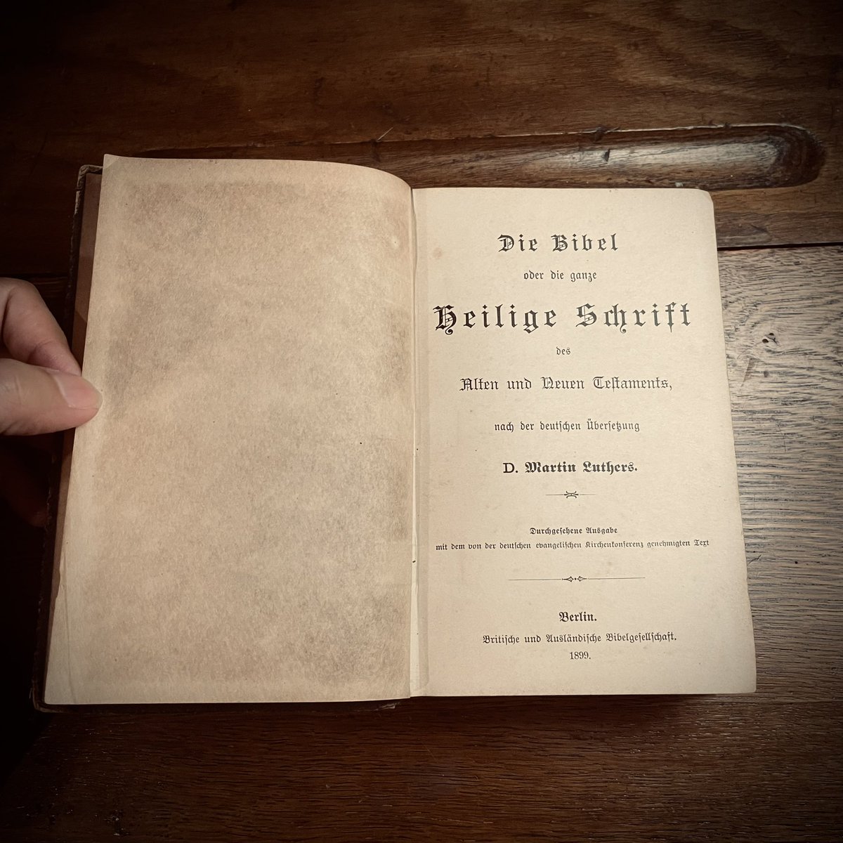 DIE BIBEL マルティン・ルター訳　古書 ルター訳聖書 19世紀末 ドイツ マルティン・ルターがヘブライ語と