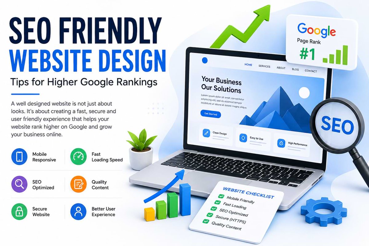 wscentre's tweet photo. SEO Friendly Website Design Tips for Higher Google Rankings
Source: https://t.co/hVrbATw0W2
#UIUXDesign
#WebsiteDevelopment
#WebsiteDesignServices
#WebDevelopmentCompany
#GoogleRanking
#SEOOptimization
#BusinessWebsite
#ModernWebDesign
#WebsiteSpeedOptimization https://t.co/GI8URevH2g
