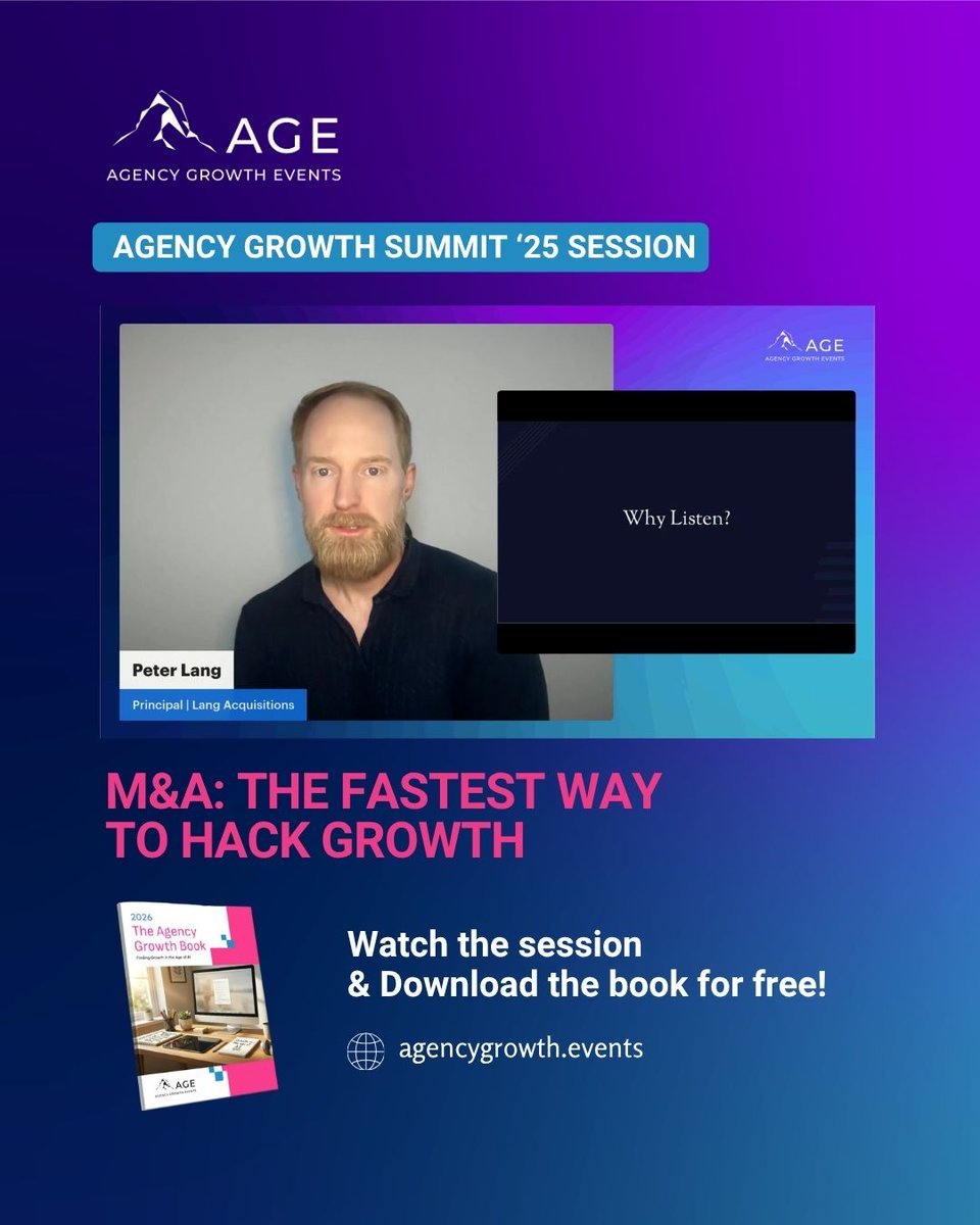 Agency Growth Events tweet media