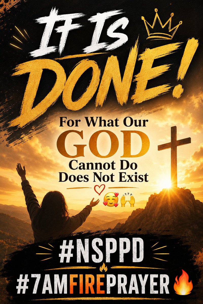 Ellacious_berry's tweet photo. It Is Done! 
For What Our God Cannot Do Does Not Exist 🥰🙌
#NSPPD 
#7AMFIREPRAYER 🔥 https://t.co/8do7zCYRJO