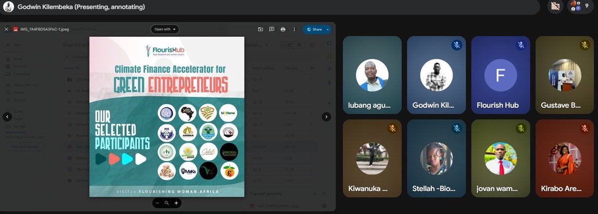 flourishhub4's tweet photo. This week’s Climate Finance Accelerator session with Godwin Kilembeka focused on building businesses that are investable, scalable, and growth-ready.

From refining value propositions to understanding what investors look for, one thing stood out. #ClimateFinance #Entrepreneurship https://t.co/rznvW4A92Z