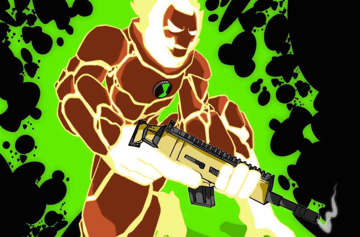Ruberino__'s tweet photo. The guy from Fortnite 

#ben10 https://t.co/24jmzw3I6V