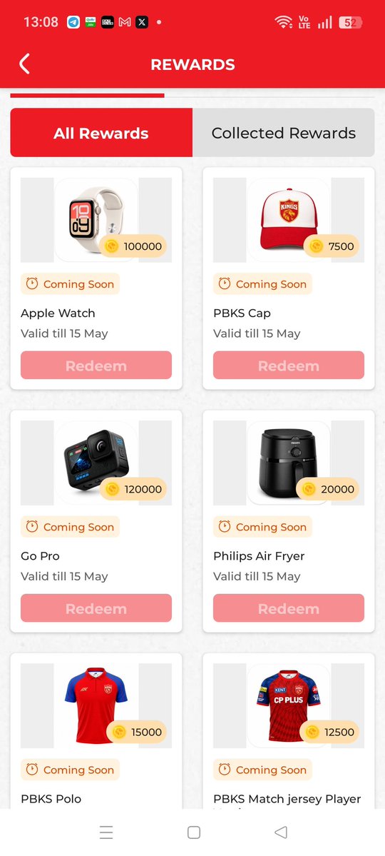 Punjab Kings : Free Jersey 

Official app of Punjab king 

Register and get 1000 point 
Go to reward section 

punjabkingsipl.page.link/Y3Ma5Gb4x5Y5Tm…

Refer code :- JHUBUFGUACN9VN

Install App > Register Using Refer Code > Get Instant 1000 Coins

#LSGvsRCB
#LSGvRCB