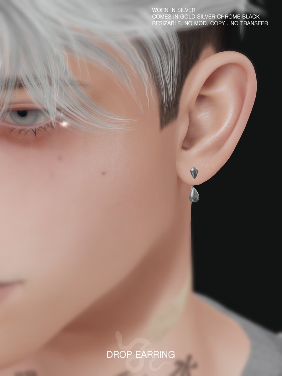 moth_ryee's tweet photo. Hi everyone Im excited to share my new item for TMD. HISS. Drop Earrings + ear bom included. The ear boms are tintable and modifiable, copy, no transfer. Hope everyone can enjoy it. 😊 https://t.co/7QyqrjNssm