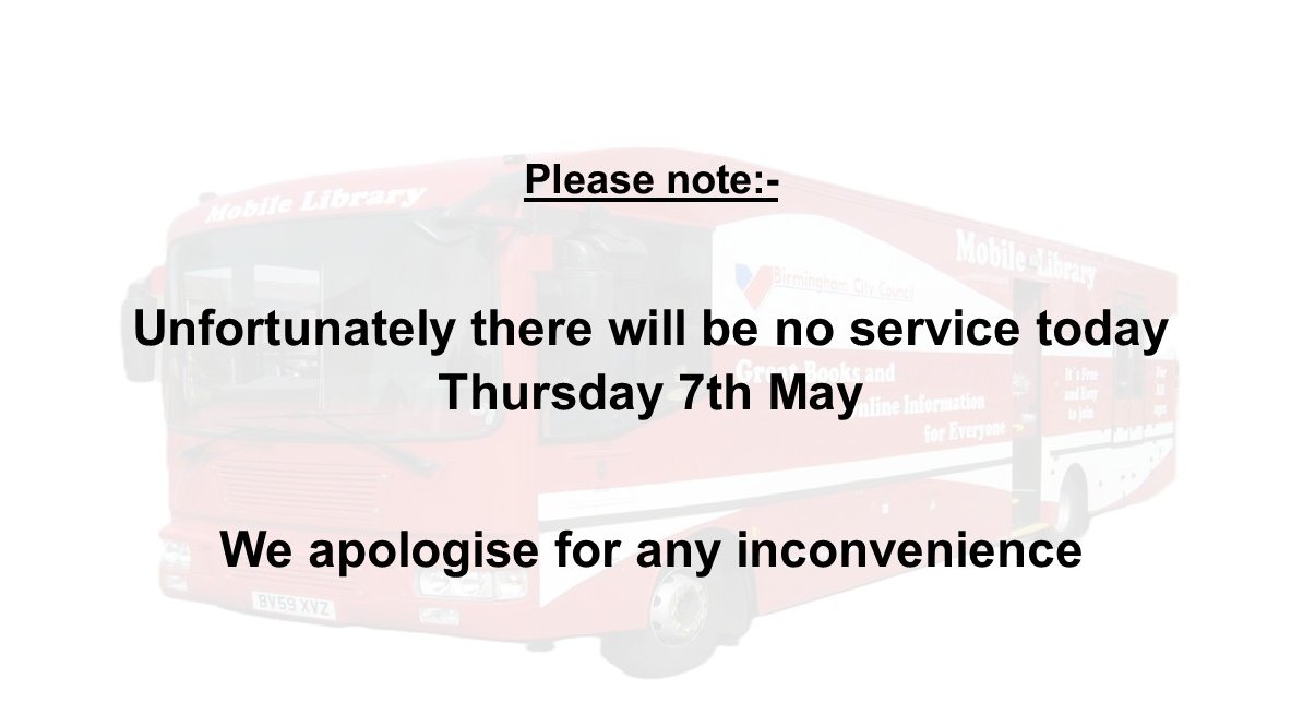 Birmingham Mobile Library Service tweet media