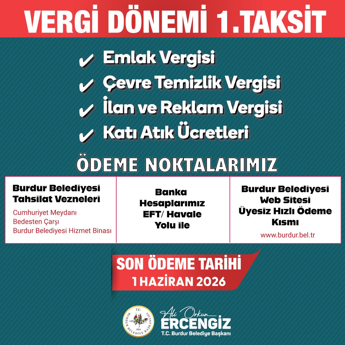 T.C. BURDUR BELEDİYESİ tweet media