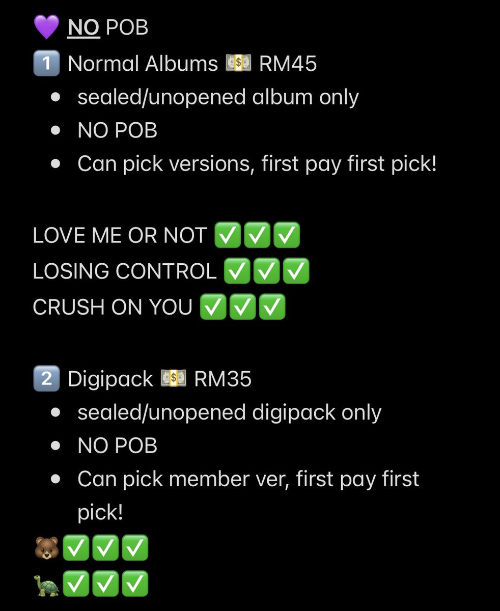azlynalishaa's tweet photo. 🇲🇾MYGO WTS SHOWNU x HYUNGWON ‘LOVE ME’ MINI ALBUM GO

💵Prices as stated~
📮 excluding local postage only!
📅 ETA mid JUNE

DM if interested~!

🆕More stores will be added in thread!

STORE 1️⃣ - G-MARKET/SSQ

#pasarmx #pasarmonstax https://t.co/hQIQpj4VQj