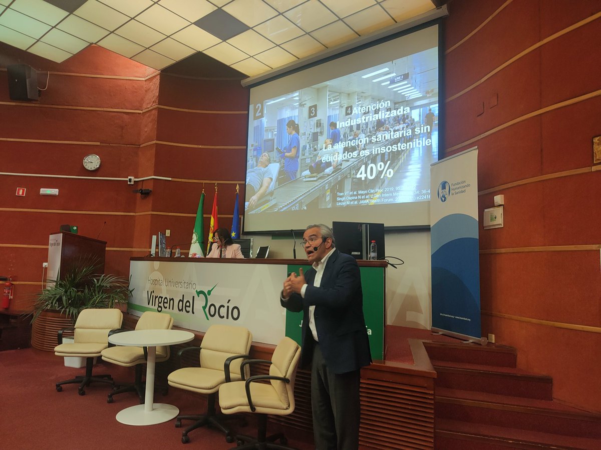 tayvs15's tweet photo. Conferencia inaugural a cargo del Dr. @vmontori la rebelión de los pacientes! La atención sanitaria sin cuidados es insostenible (se ha creado una atención industrializada) el cuidado es lo que la humanos hacemos para mantener,reparar y mejorar el mundo para poder vivir mejor https://t.co/SlD5BiFqUj