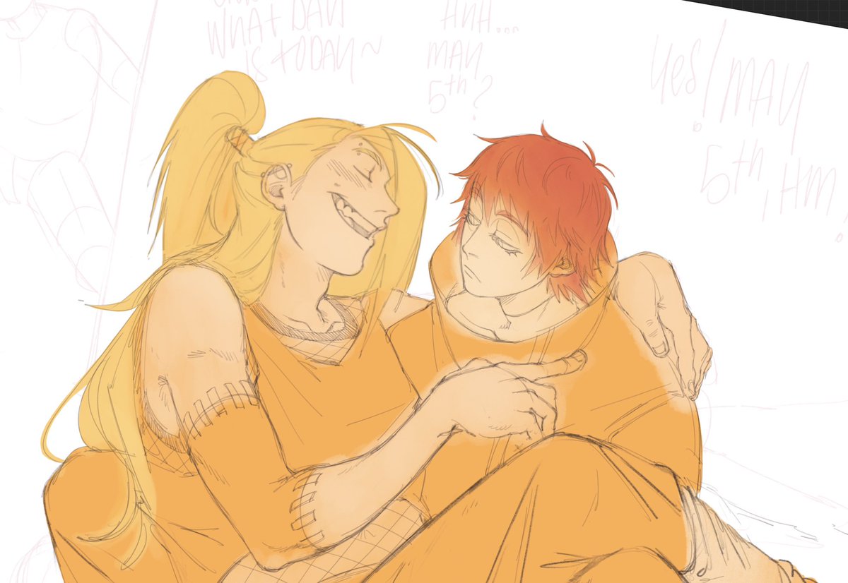 Deidara’s third nipple - COMMISSION CLOSED tweet media
