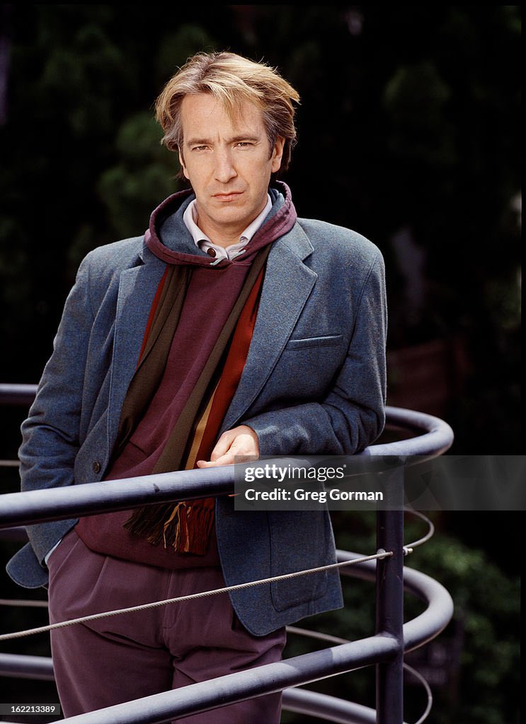 I dislike when people use THIS photoshopped image when regarding his younger years. Alan is beautiful without the editing 🤎