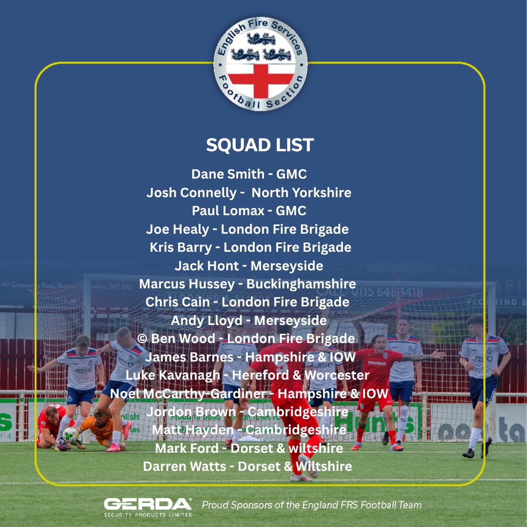 English Fire Service Football Section tweet media
