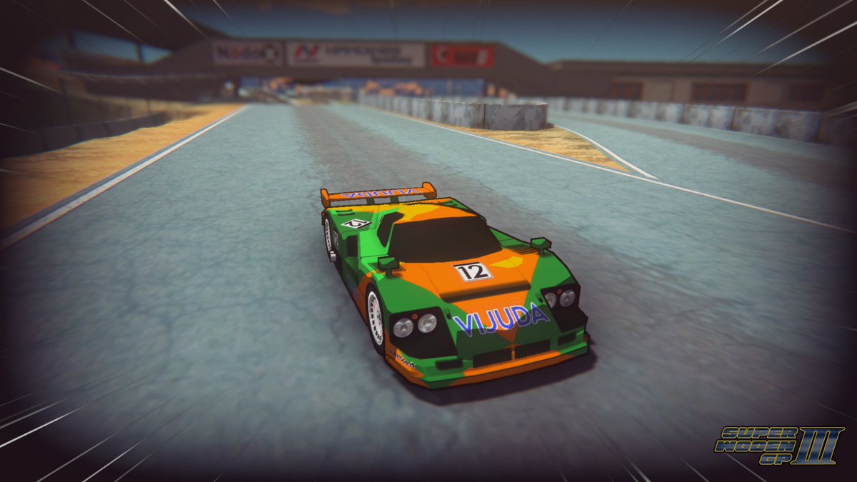 ViJuDaGD's tweet photo. As a side note, creating a track in previous SWGP games used to take me a few days , but for GP3, each one is taking me several weeks to ensure they're suitable for the game's gameplay and aesthetics. Creating the tracks from scratch is definitely the most time-consuming part. On the other hand, creating cars is a real pleasure ☺