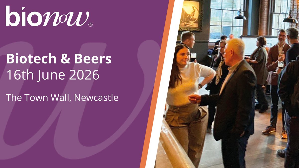 Bionow's tweet photo. #BiotechAndBeers is BACK in Newcastle at #Bionow fave @TheTownWallPub from 5pm on 16 June so come join us for some chatter over a cheeky beverage! It's a stone's throw from #BioFocus the next day so a chance to #network before the conference.
More info: https://t.co/VjqO7o34LA https://t.co/6AVvwP4gyn
