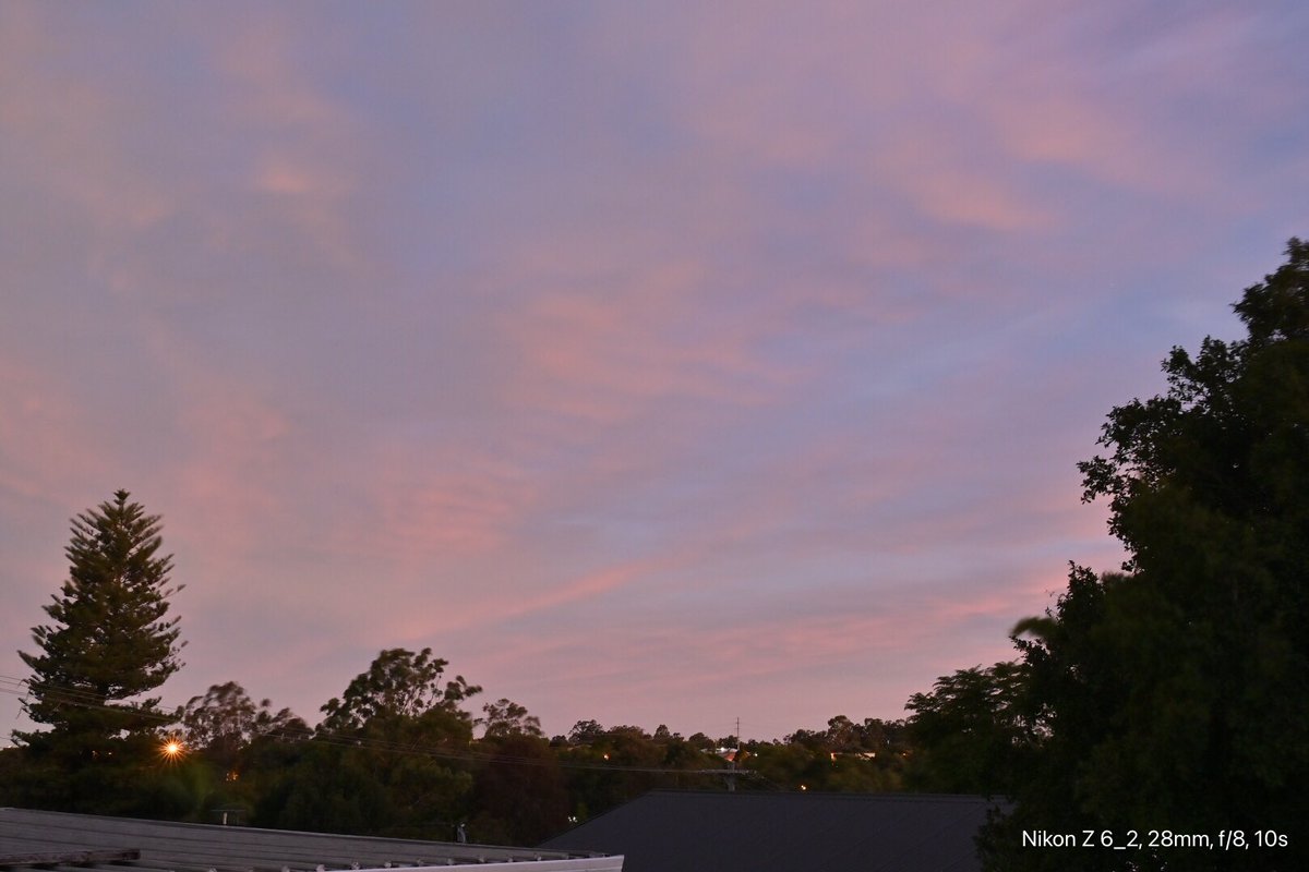 GeorgeSz12's tweet photo. Hi All,
Some pictures from sunset tonight
Have a lovely evening
#cloudsatsunset #sunset
#nikonz6ii #z6ii #mynikonlife
#nikonZ28400
@OliviaQLD @msdiqld
@Darci_G_race https://t.co/uYErZ1n6oI