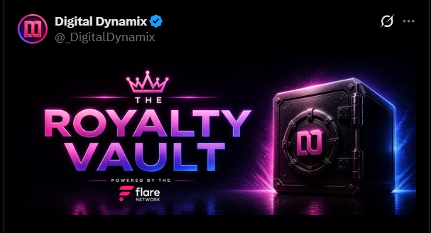 Times have changed and the euphoria is gone.

But the opportunity to build real communities around NFTs is still here.

A concrete example:

Digital Dynamix is an interesting Flare-native experiment combining NFTs, infrastructure rewards, marketplace activity, and token burns