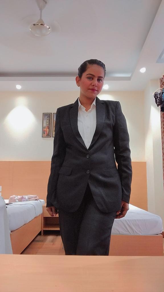 MaharashtraCol's tweet photo. Happy and Proud to share with you all My third year Cadet Taiba Qureshi is selected by Indigo Airlines for the post Security Training Officer and presently at Delhi for Training. https://t.co/bAysQLe2Lk