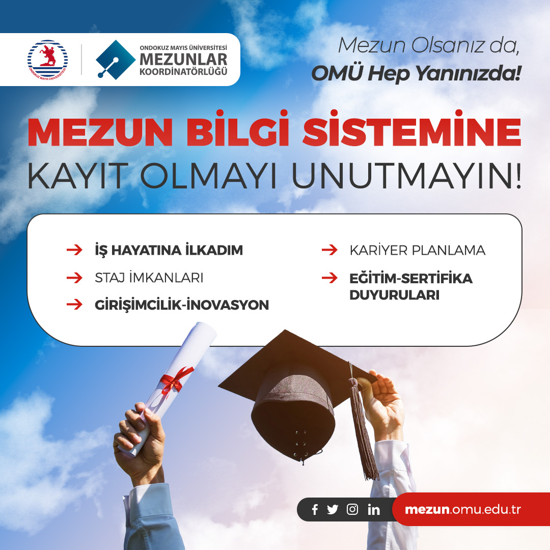 OMÜ Kariyer Merkezi Müdürlüğü tweet media